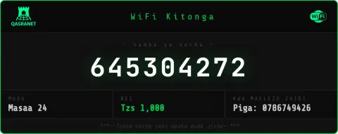 Dark Pro WiFi voucher design preview