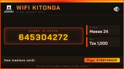 Fire Ember WiFi voucher design preview