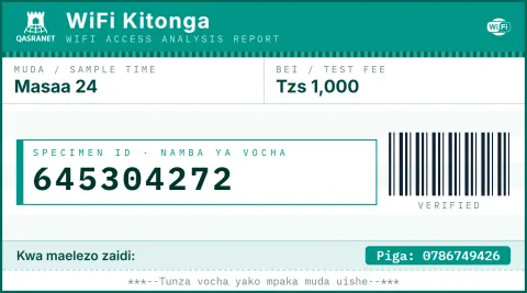Lab Report WiFi voucher design preview