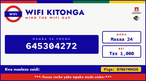 Metro Underground WiFi voucher design preview