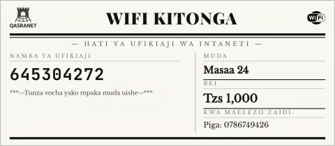 Newspaper WiFi voucher design preview