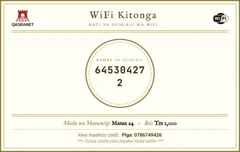 Official WiFi voucher design preview