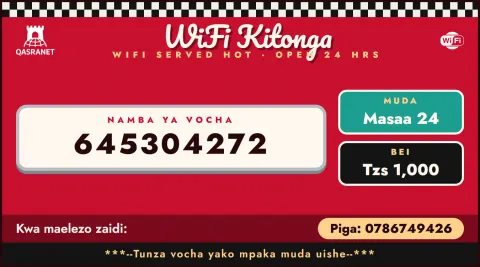 Retro Diner WiFi voucher design preview
